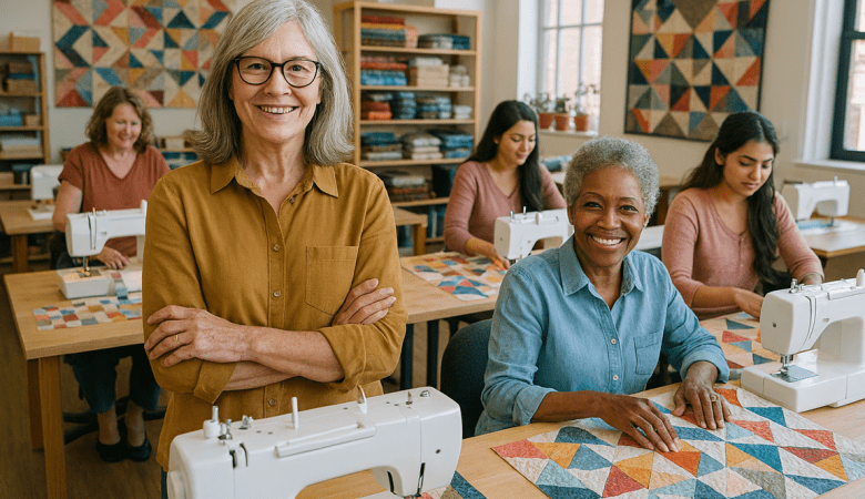 1–  Sew Social: Where Women Stitch Community & Creativity