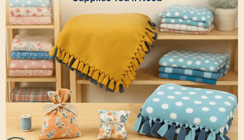 Fun No-Sew Blanket Kits & Fabric Projects